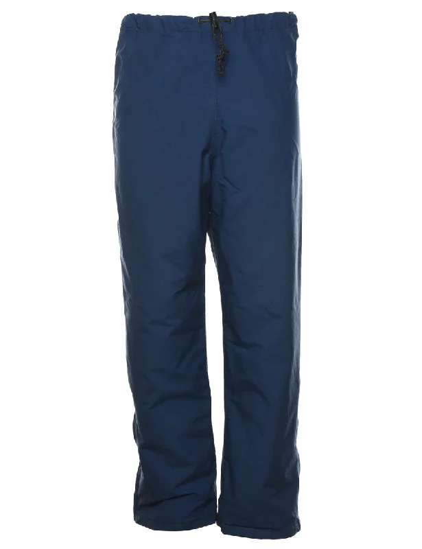 Overstock stylish lightweight coatNavy Nylon Waterproof Trousers - W32 L29