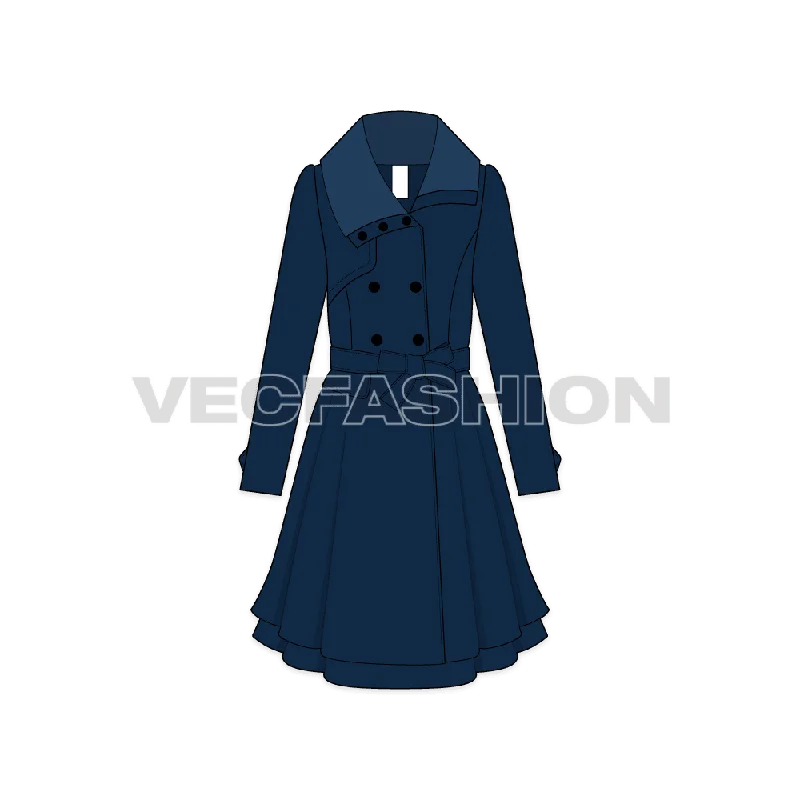 Closeout warm outerwearClassy Double Breasted Coat