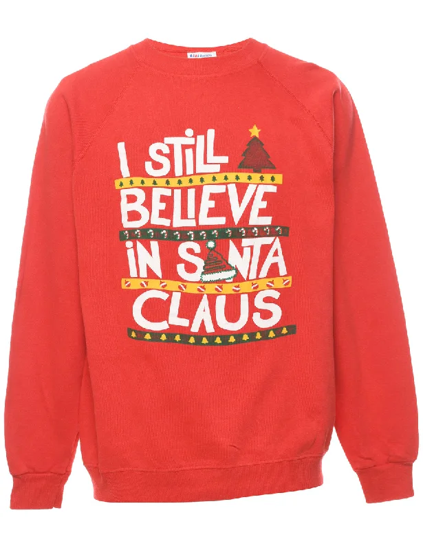 Get It Before It’s Gone urban casual coatSanta Claus Christmas Sweatshirt - M