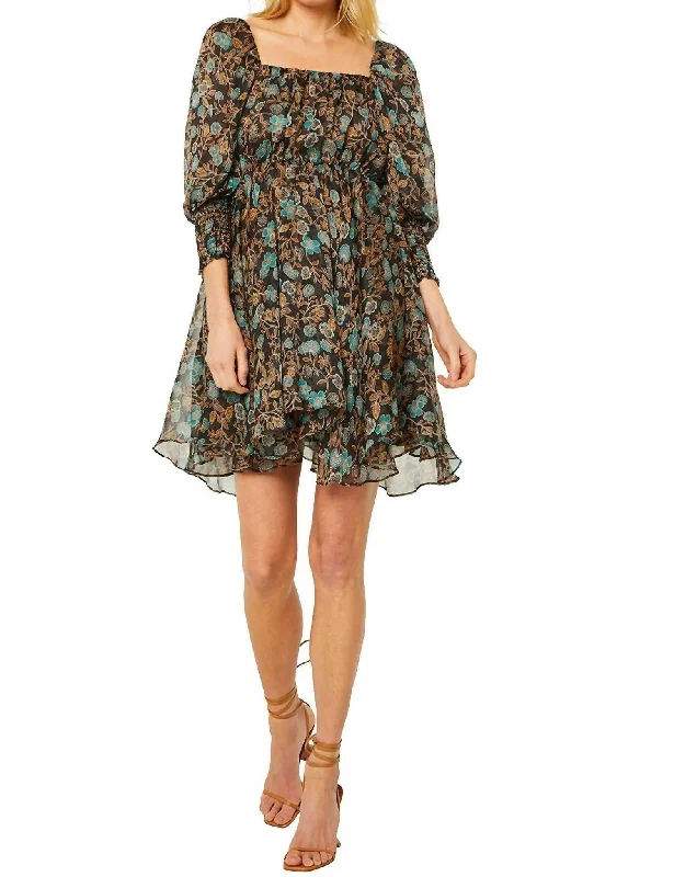Great Deals vintage-inspired dressEllie Dress In Goldleaf Floral