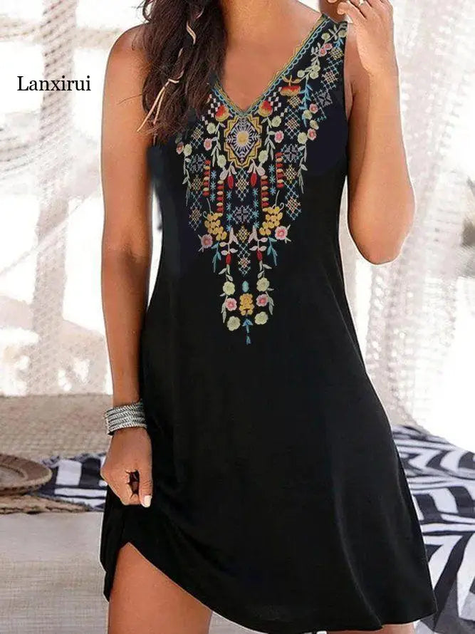 Bargain Prices casual coatPrint Dresses Boho Women Clothing Dress Vintage New Womens Multicolor Beach Dress Short Summer Sun Dresses Bargain Prices casual coatPrint Dresses Boho Women Clothing Dress Vintage New Womens Multicolor Beach Dress Short Summer Sun Dresses