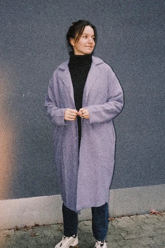 Special Price casual coatlight wool coat - dessau - lilac