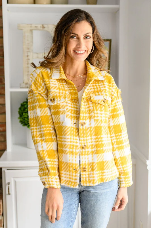 Clearance Event contemporary trench coatJodifl Hard To Miss Shacket In Mustard
