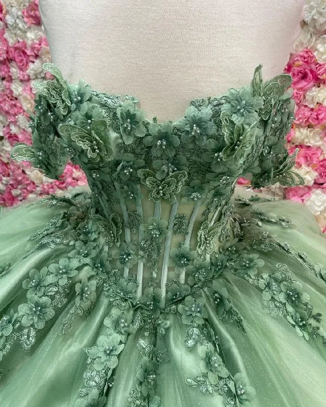 Sale Event printed dressQuinceanera Dresses Ball Gown Birthday Party Dress Lace Up Graduation Gown Sweetheart de 15 anos Y3034