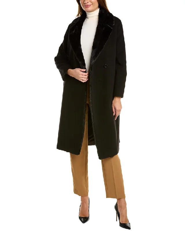 Great Deals modern outerwearCinzia Rocca Icons Wool & Cashmere-Blend Coat