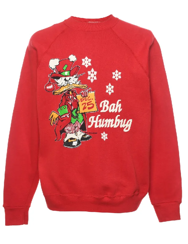 Flash Deals tailored blazer coatFestive Season Christmas Sweatshirt - L