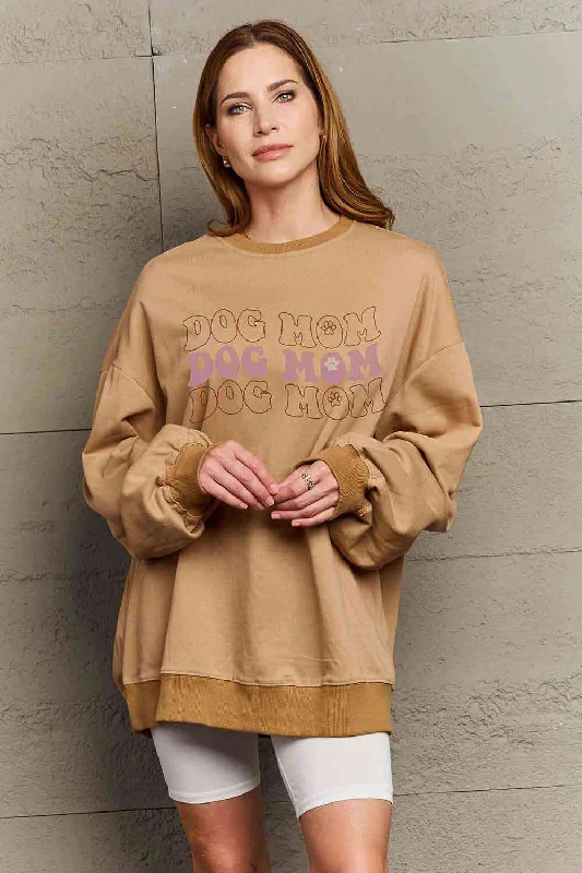 Factory Direct Sale fashion gym hoodieDOG MOM Graphic Sweatshirt