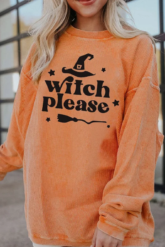 Shop and Save lightweight workout sweatshirtWITCH PLEASE Graphic Dropped Shoulder Sweatshirt Shop and Save lightweight workout sweatshirtWITCH PLEASE Graphic Dropped Shoulder Sweatshirt