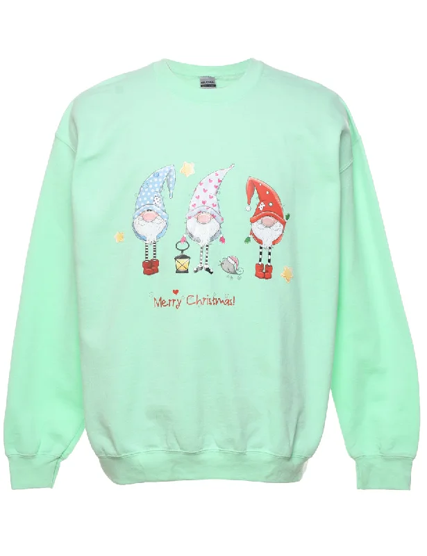 Best Seller oversized trench coatSanta Claus Christmas Sweatshirt - L