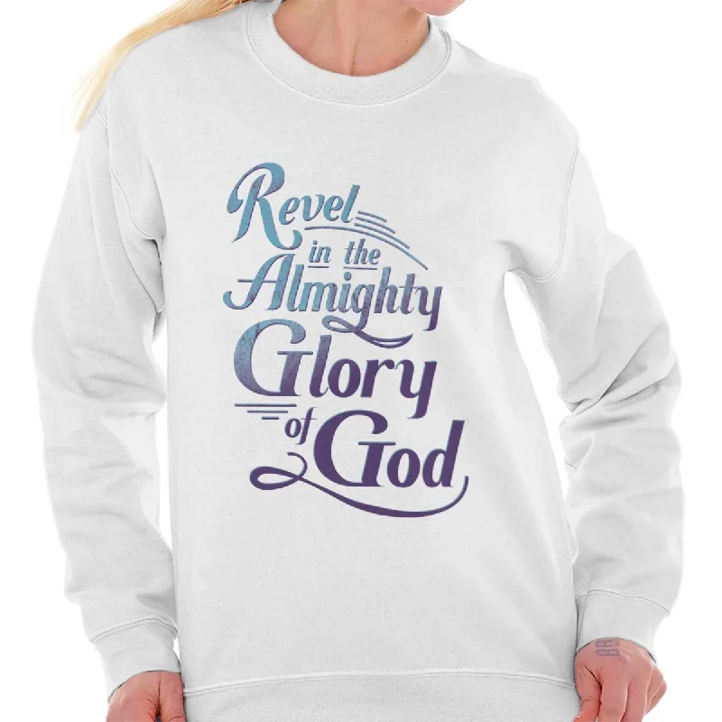 Must-Have Deals luxury fitness sweatshirtRevel in the Almight Crewneck Sweatshirt