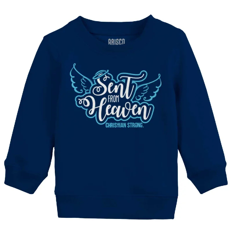 Today’s Deal cool activewear hoodieSent From Heaven Toddler Crewneck Sweatshirt
