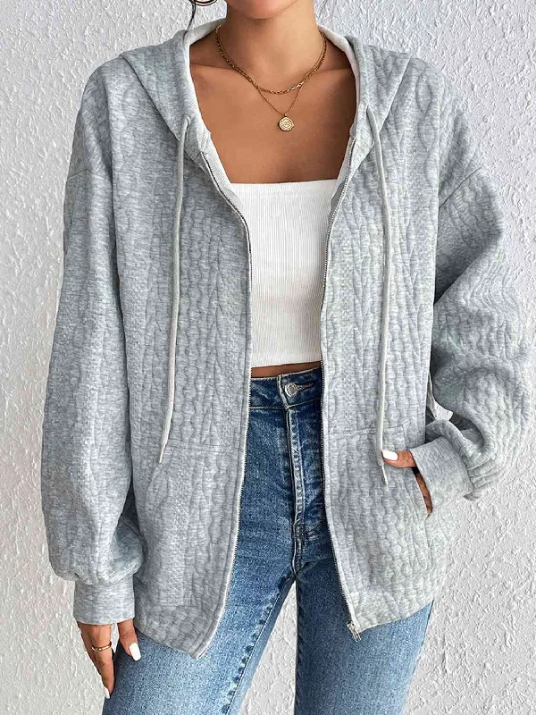 Discount Deals comfy workout wear hoodieZip Up Drawstring Long Sleeve Hoodie with Pockets Discount Deals comfy workout wear hoodieZip Up Drawstring Long Sleeve Hoodie with Pockets