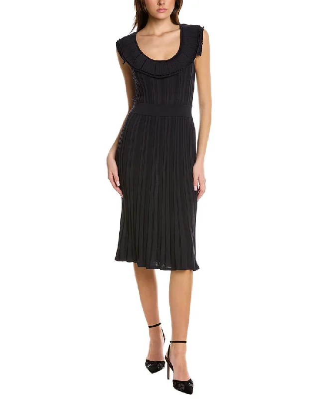Final Clearance boho-chic dressBCBGMAXAZRIA Midi Day Dress