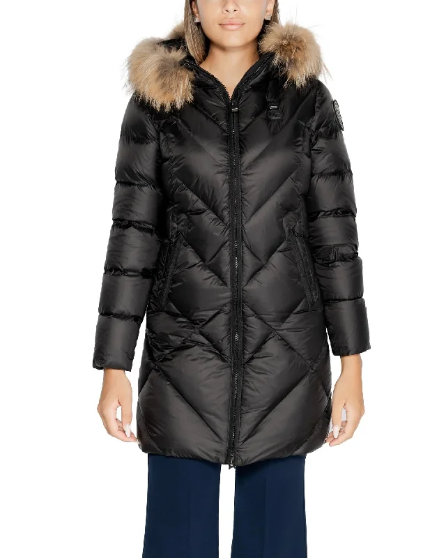 Best Bargains lightweight outerwearBlauer Women's Long Down Jacket with Removable Faux Fur Hood Black Best Bargains lightweight outerwearBlauer Women's Long Down Jacket with Removable Faux Fur Hood Black