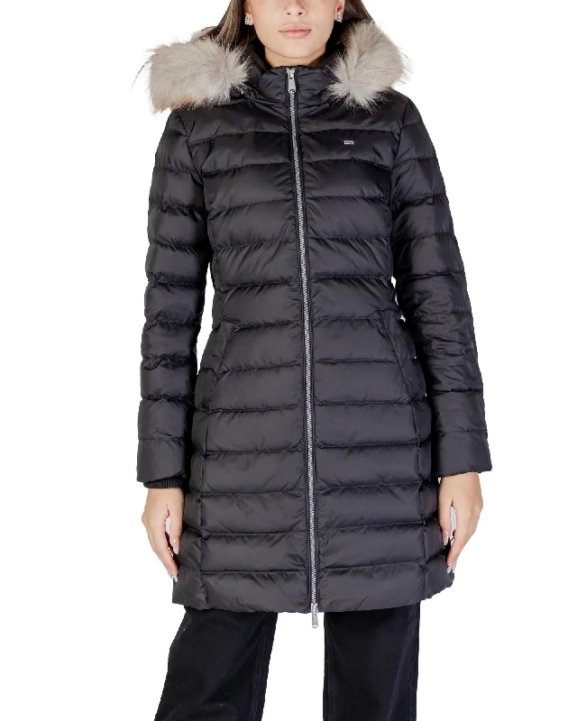 Extra Discounts tailored coatTommy Hilfiger Jeans Hooded Zip-Up Jacket with Front Pockets Extra Discounts tailored coatTommy Hilfiger Jeans Hooded Zip-Up Jacket with Front Pockets