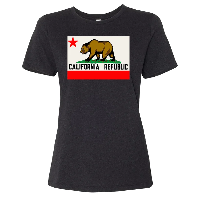 Unbeatable Prices urban activewear hoodieCalifornia Republic Original Bear Flag Women's Relaxed Jersey Tee Unbeatable Prices urban activewear hoodieCalifornia Republic Original Bear Flag Women's Relaxed Jersey Tee