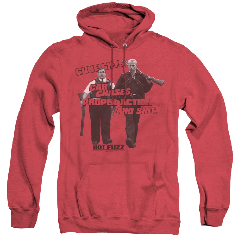 Daily Specials fashion hoodieHot Fuzz Days Work - Heather Pullover Hoodie