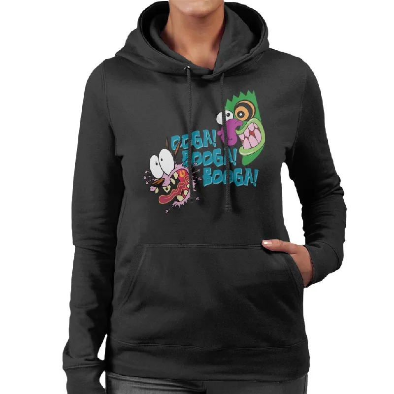 One-DAY Sale comfy athletic hoodieCourage The Cowardly Dog Halloween Ooga Booga Booga Women's Hooded Sweatshirt