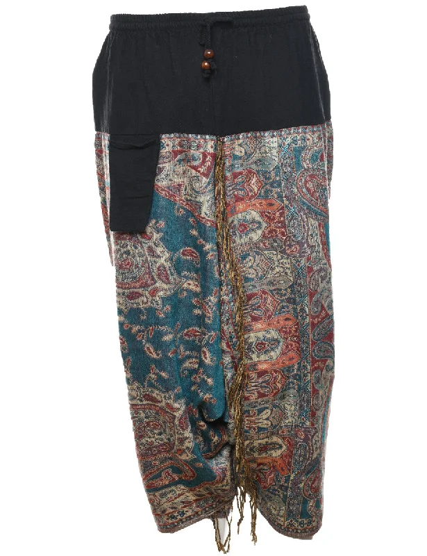 Act Now raincoatPaisley Pattern Tapestry Trousers - W23 L22