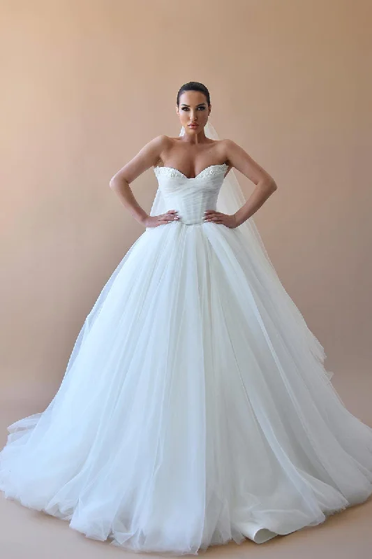 Limited Time Discount floral midi dressBall Gown Sweetheart Beads Rustic Wedding Dress Bridal Gown QW0955