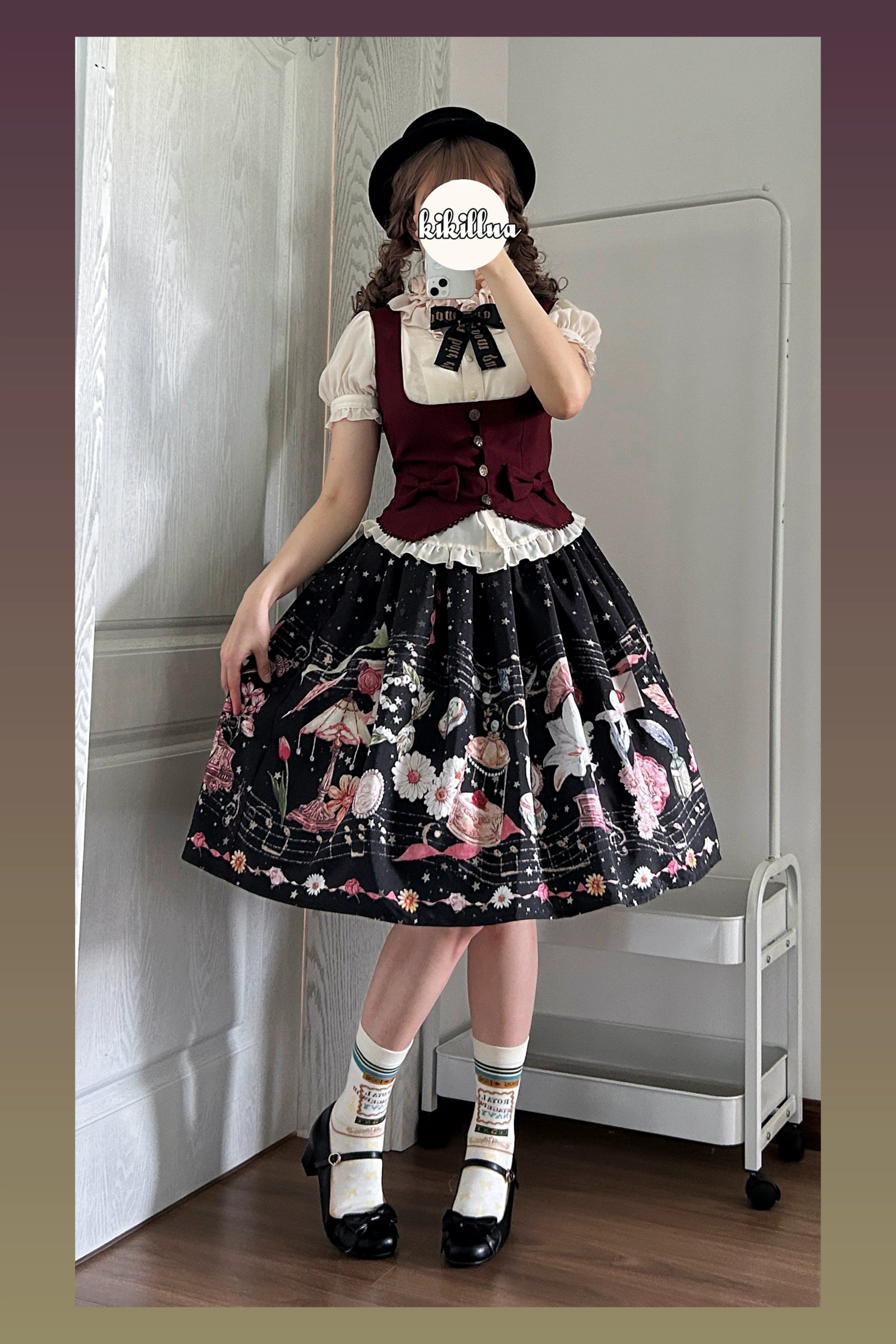 Closeout chic wrap dressYukines Box~Suyu Flower Sea~Elegant Lolita Dresses Floral Print JSK SK Closeout chic wrap dressYukines Box~Suyu Flower Sea~Elegant Lolita Dresses Floral Print JSK SK