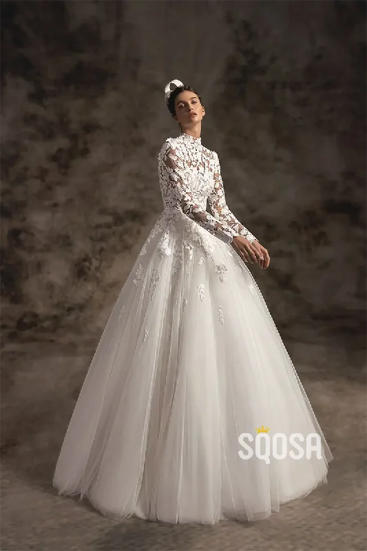 Deep Discounts casual knit dressA Line High Neck Lace Long Sleeves Vintage Wedding Dress QW2328 Deep Discounts casual knit dressA Line High Neck Lace Long Sleeves Vintage Wedding Dress QW2328