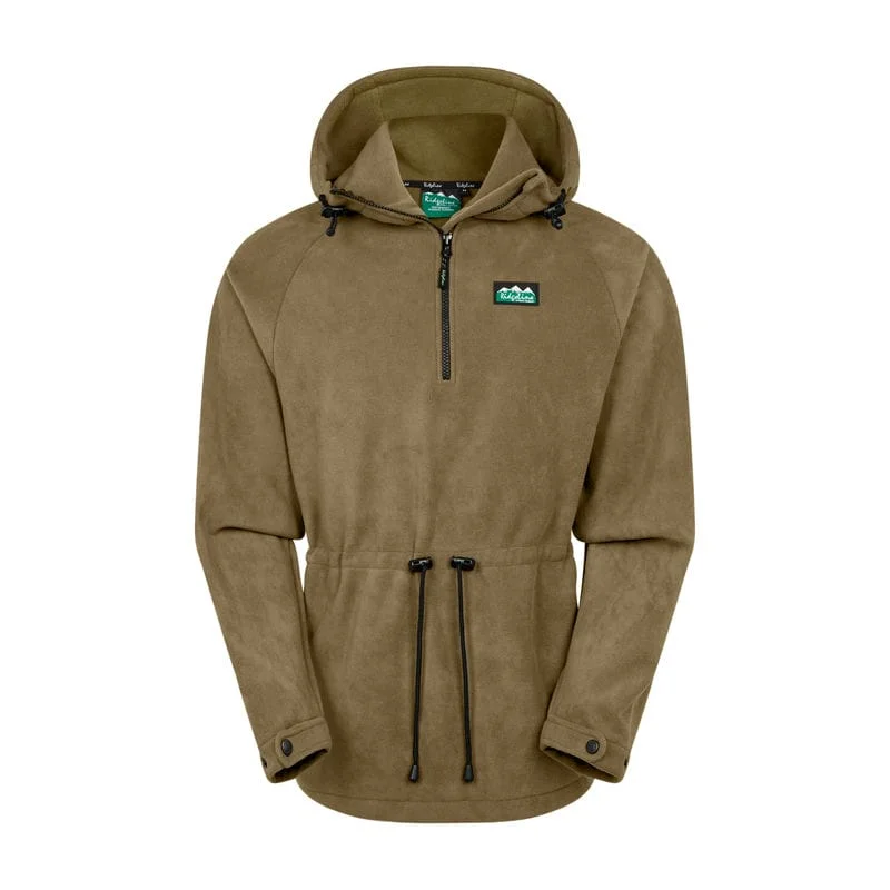 Big Discounts wool coatRidgeline Malin Unisex Windproof Fleece Smock - Teak