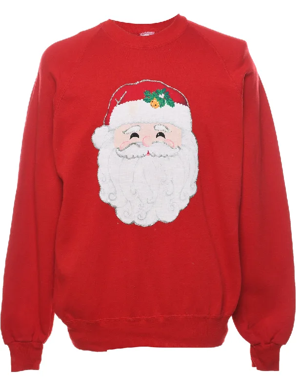 Limited Time casual sports coatSanta Claus Christmas Sweatshirt - XL
