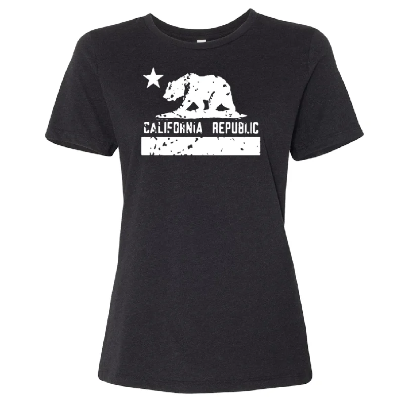 Exclusive Savings chic fitness hoodieCalifornia Flag White Print Silhouette Women's Relaxed Jersey Tee Exclusive Savings chic fitness hoodieCalifornia Flag White Print Silhouette Women's Relaxed Jersey Tee