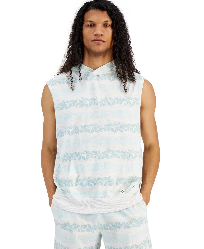 Shop and Save cozy workout hoodieMen's Andrew Regular-Fit Botanical Stripe Sleeveless Hoodie Shop and Save cozy workout hoodieMen's Andrew Regular-Fit Botanical Stripe Sleeveless Hoodie