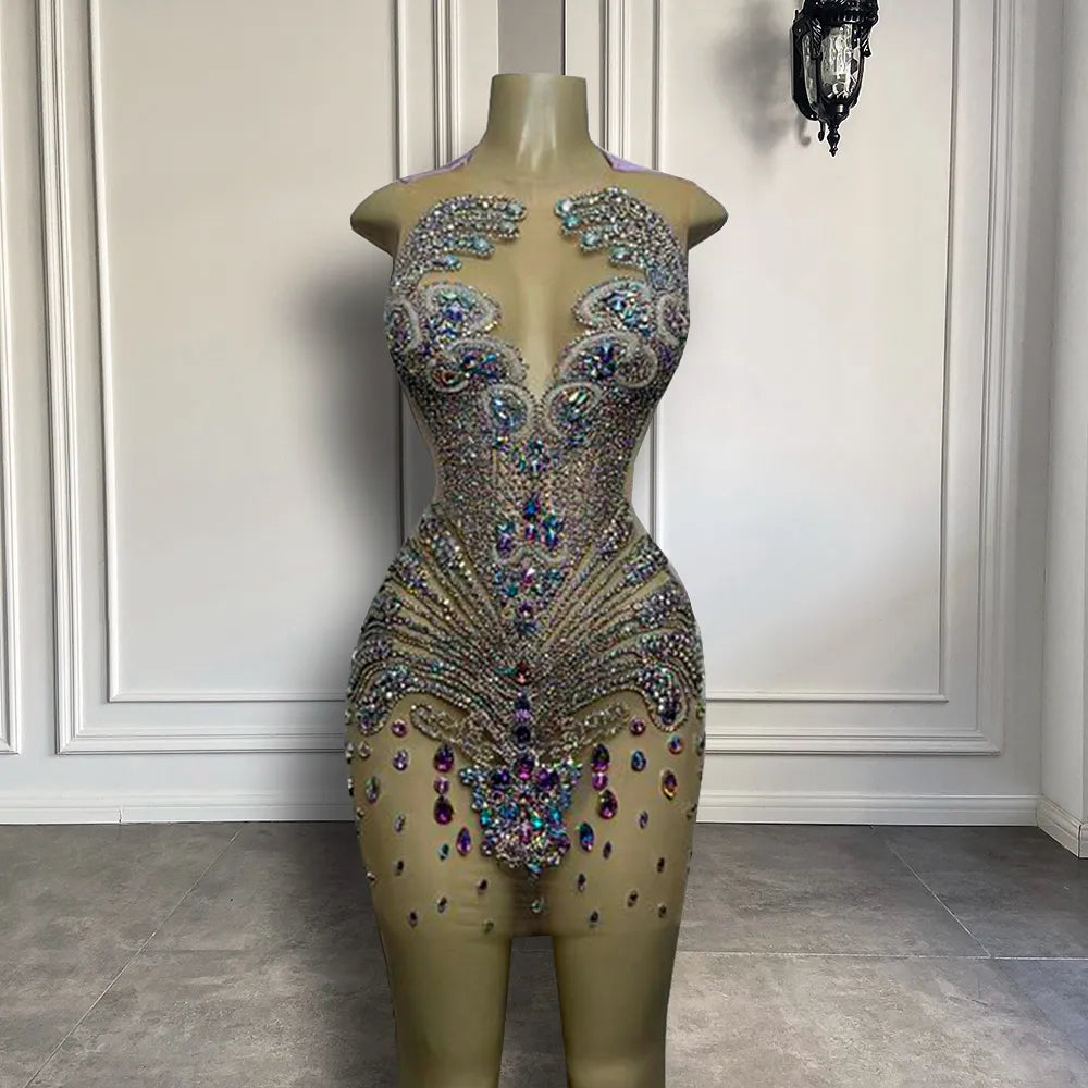 Limited Stock long-sleeve winter jacketLuxury Crystals Women Cocktail Dress Sheer Mesh Sparkly Beads African Girl Short Prom Dresses For Birthday Party Gowns Limited Stock long-sleeve winter jacketLuxury Crystals Women Cocktail Dress Sheer Mesh Sparkly Beads African Girl Short Prom Dresses For Birthday Party Gowns