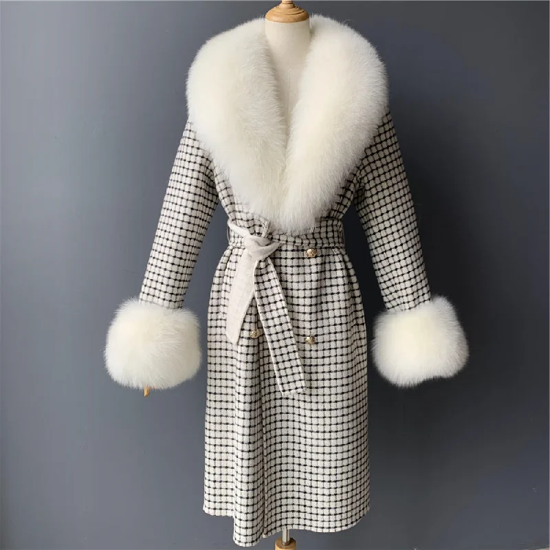 Special Offer insulated jacket‘JO’ womens cashmere coat