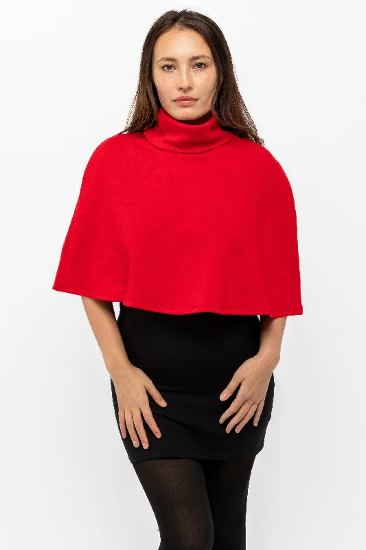 Price Drop Alert casual workout hoodieF370 - Flex Fleece Turtleneck Cape