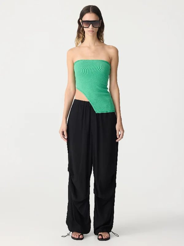 Deal Alert chic fitness hoodieHigh Split Tubular Tank