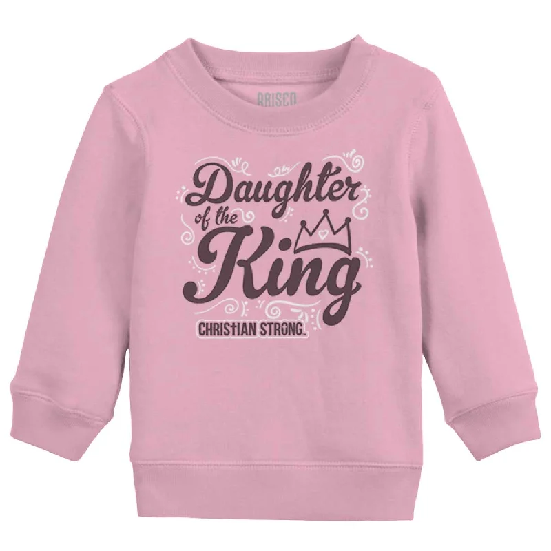 Value Deals warm athletic hoodieDaughter Of The King Toddler Crewneck Sweatshirt