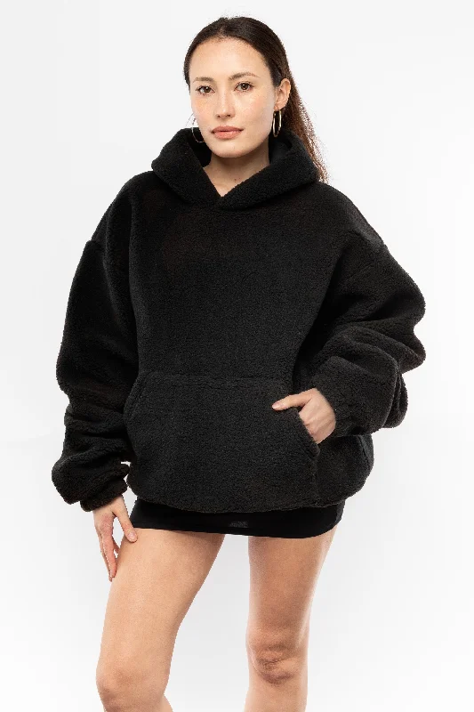 Amazing Deals fashion sportswear hoodieSHR4249 - Unisex Sherpa Pullover Hoody