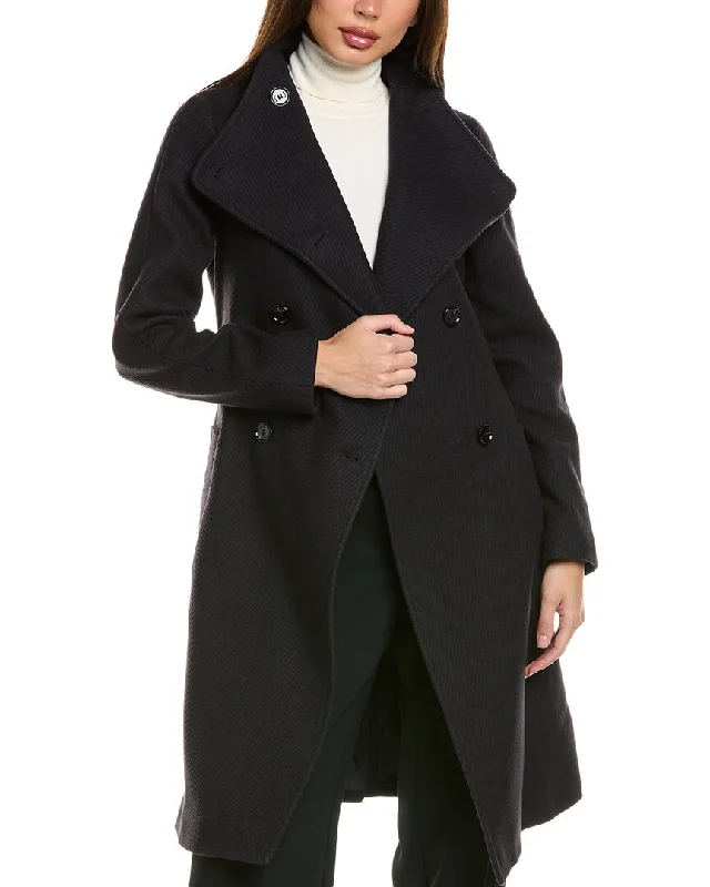 Super Deal retro coatBoss Hugo Boss Wool-Blend Coat
