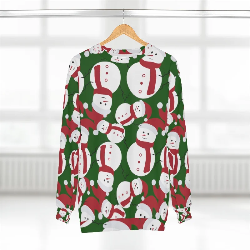 Overstock loose fit athletic hoodieGreen Christmas Snowman Sweatshirt, Best Dark Green Cute Snowman Christmas Holiday Unisex Sweatshirt - Made in USA Overstock loose fit athletic hoodieGreen Christmas Snowman Sweatshirt, Best Dark Green Cute Snowman Christmas Holiday Unisex Sweatshirt - Made in USA