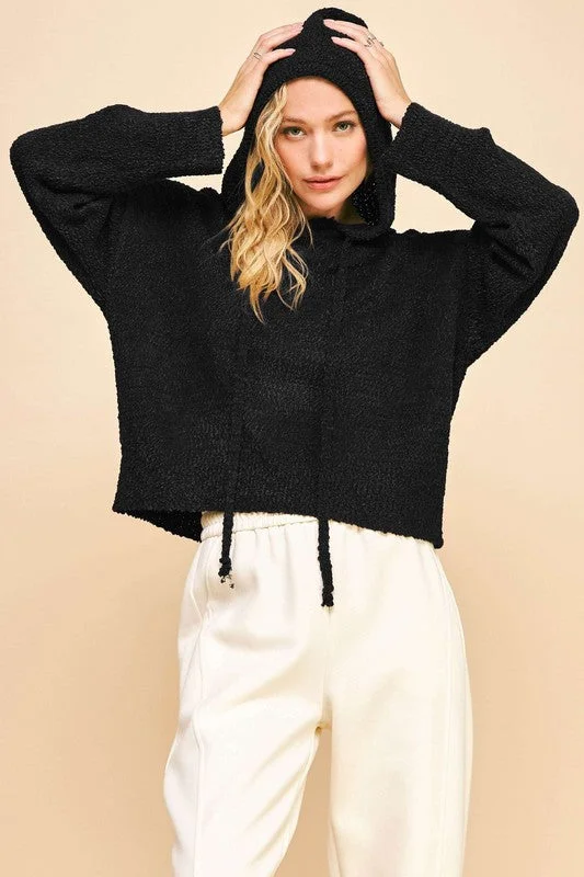 Sale Event fashion gym hoodieDavi & Dani Drop Shoulder Long Sleeve Hooded Sweater
