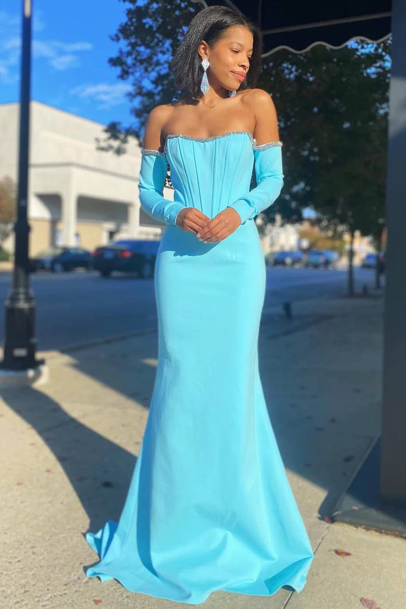 Special Discount fitted bodycon dressSatin Trumpet Sweetheart Strapless Empire Beaded Prom Dress Special Discount fitted bodycon dressSatin Trumpet Sweetheart Strapless Empire Beaded Prom Dress