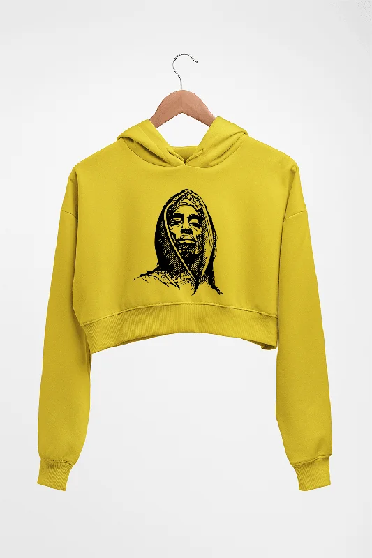 Extra Discounts luxe hoodieTupac 2Pac Crop HOODIE FOR WOMEN
