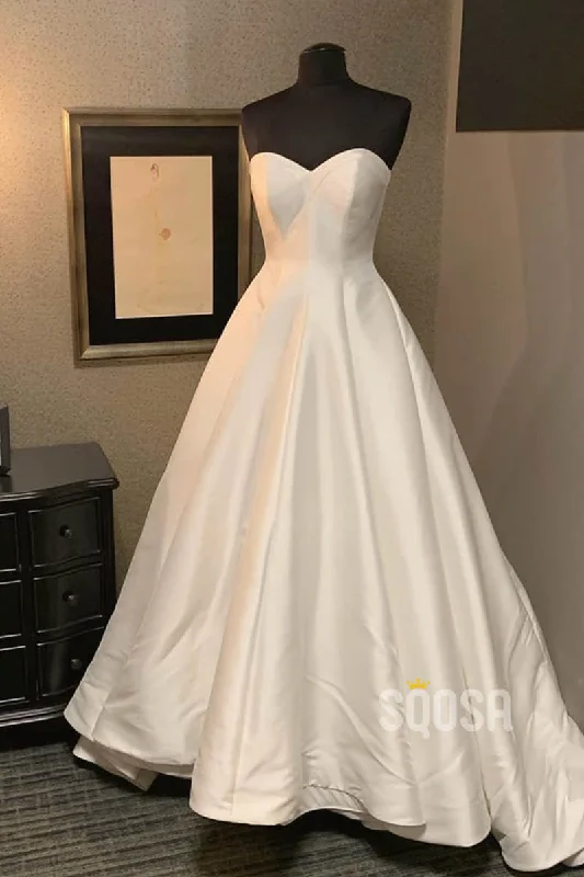 Early Access wool dressA-line Sweetheart Ivory Satin Rustic Wedding Dress Bridal Gown QW2215 Early Access wool dressA-line Sweetheart Ivory Satin Rustic Wedding Dress Bridal Gown QW2215