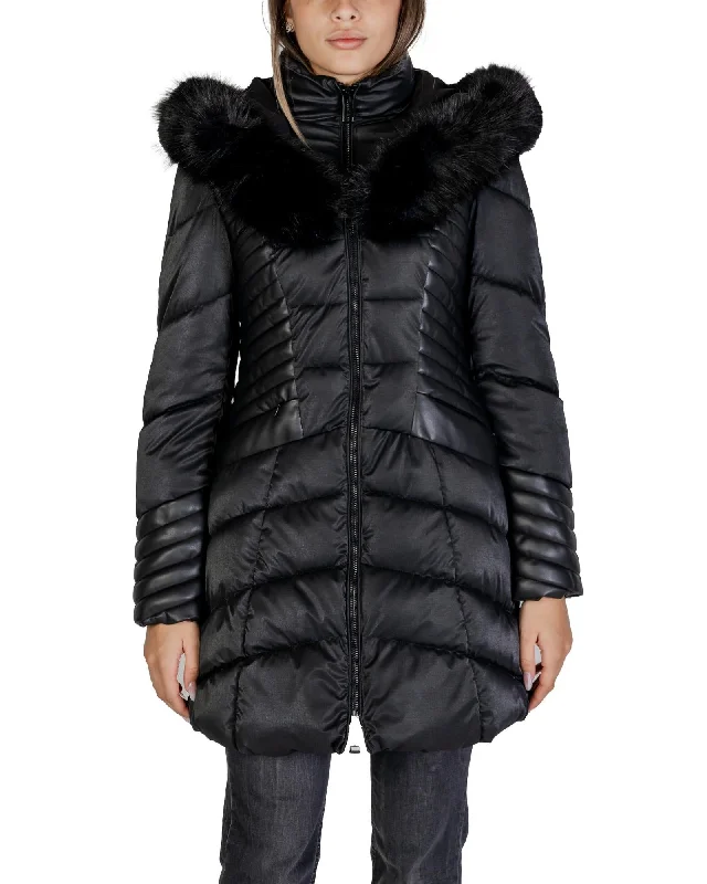 Price Drop Alert minimalist jacketGuess Hooded Long Sleeve Zip-Up Jacket with Front Pockets