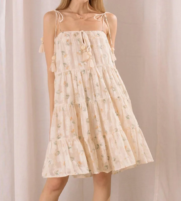 Instant Discount high-waisted dressFlore Smocked Short Dress in Multi