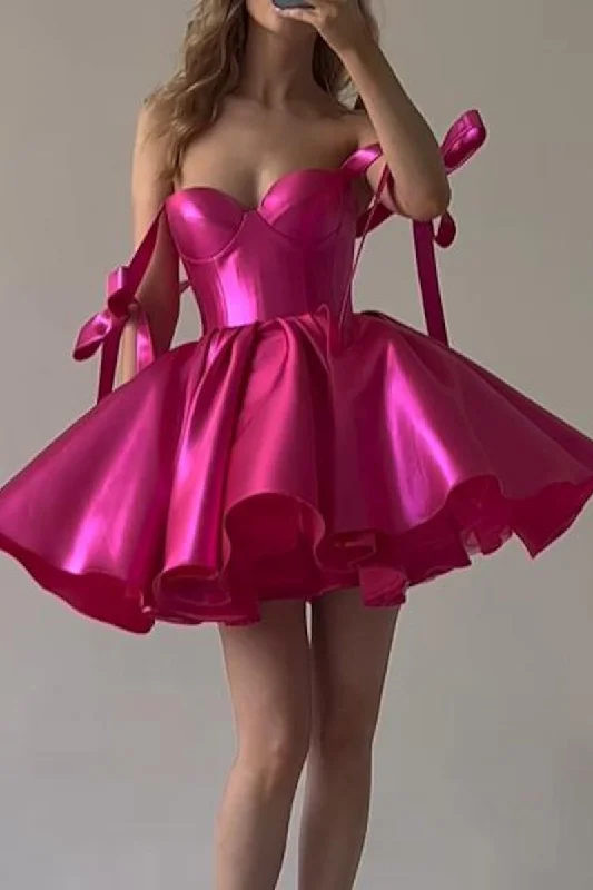 Time-Limited Offer romantic dressBall Gown Sweetheart Satin Cute Homecoming Party Dress QH2356 Time-Limited Offer romantic dressBall Gown Sweetheart Satin Cute Homecoming Party Dress QH2356