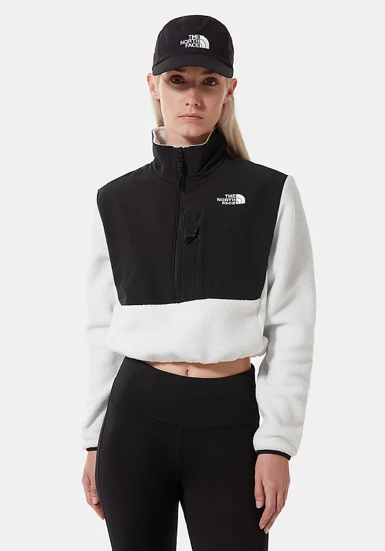 YEAR-End Clearance high-quality hoodieThe North Face Womens Cropped Half Zip Fleece, White YEAR-End Clearance high-quality hoodieThe North Face Womens Cropped Half Zip Fleece, White