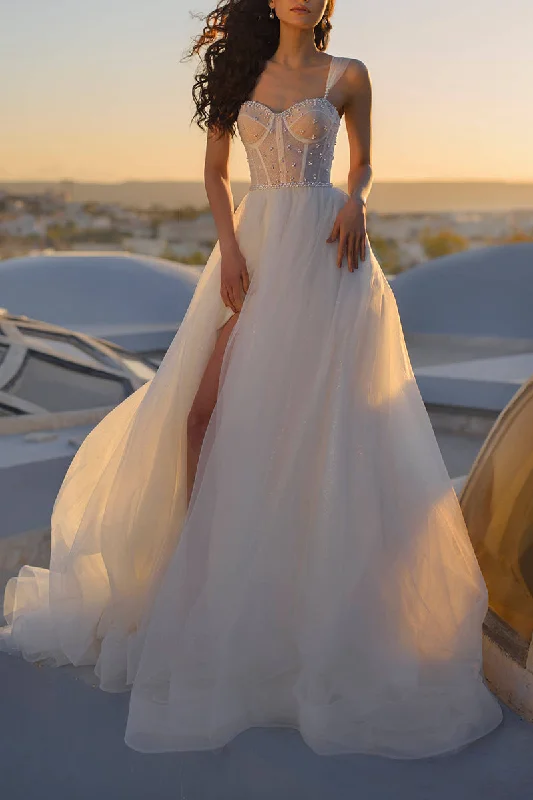 YEAR-End Clearance comfy maxi dressA Line Sweetheart Pearls Princess Wedding Dress QW2636 YEAR-End Clearance comfy maxi dressA Line Sweetheart Pearls Princess Wedding Dress QW2636