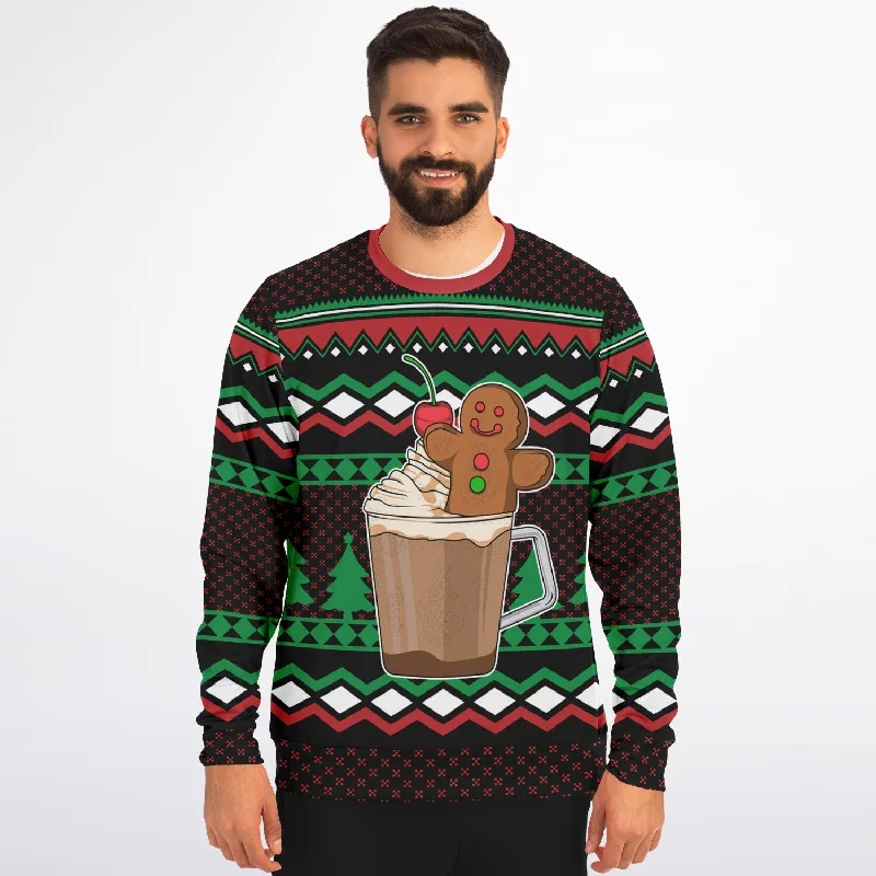 Price Rollback breathable workout hoodieFunny Ugly Gingerbread Christmas Sweatshirt, Unisex Durable Comfy Fleece Sweatshirt For Men or Women
