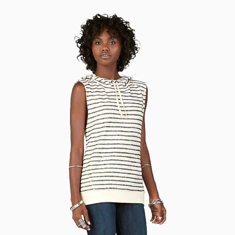 Reduced Prices sleek zip-up hoodieWomen's Sleeveless Funnel Neck Hoodie