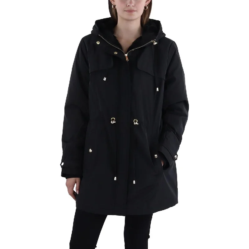 One-DAY Sale retro coatWomens Hooded Long Parka Coat